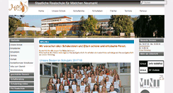 Desktop Screenshot of maedchenrealschule-neumarkt.de